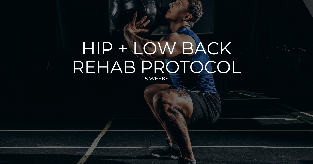 Hip Low back protocol