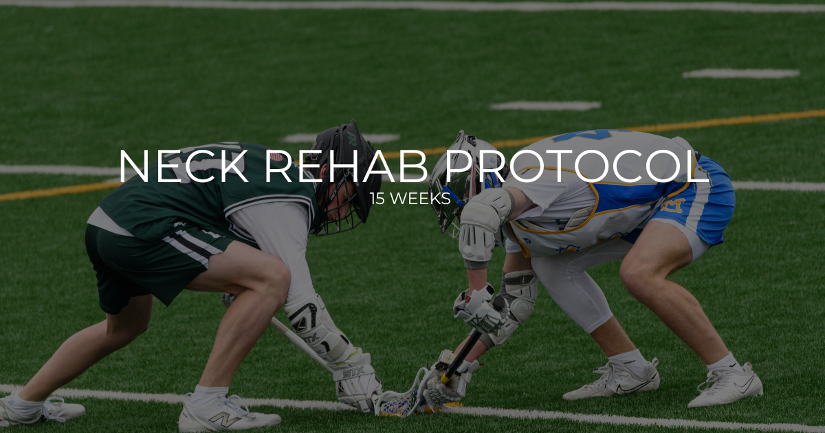 Neck Rehab Protocol